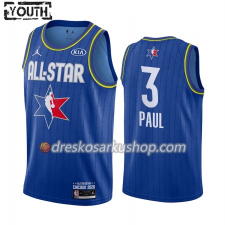 Dječji NBA Dres Oklahoma City Thunder Chris Paul 3 All-Star Jordan Brand Plava Swingman